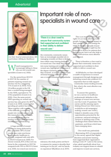 Important role of nonspecialists in wound care